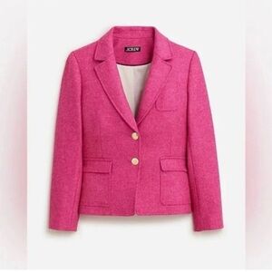 J. Crew Shrunken Fit English Wool Blazer, Size 6